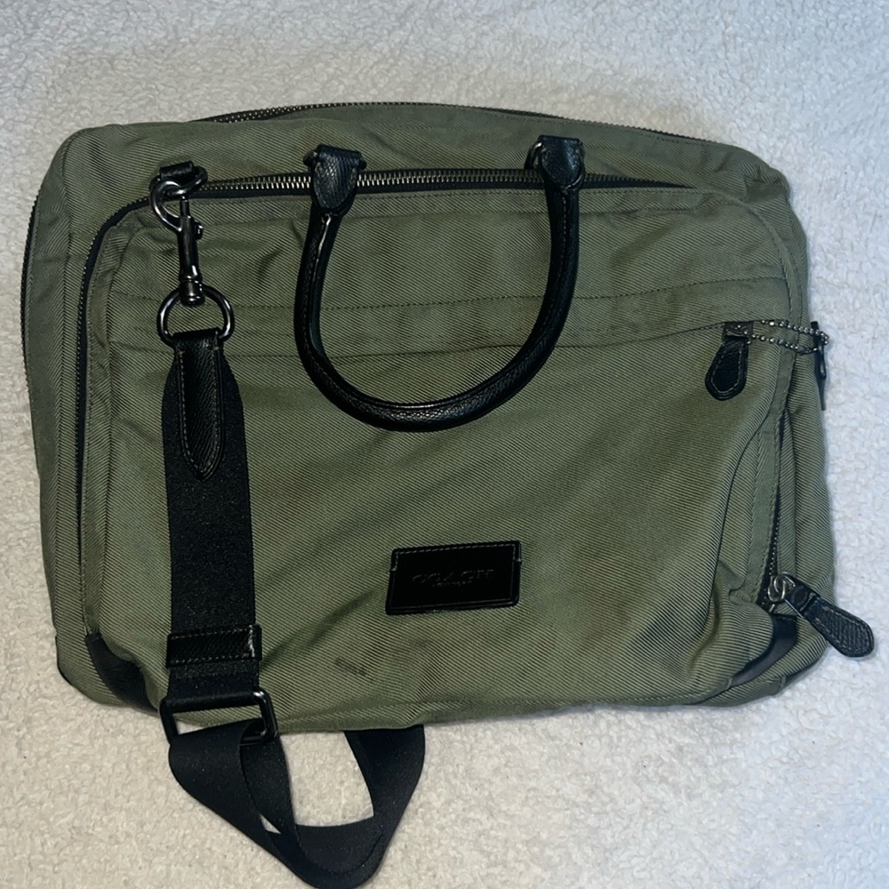 Coach computer bag.